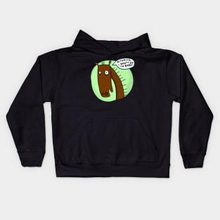 funny horse Kids Hoodie